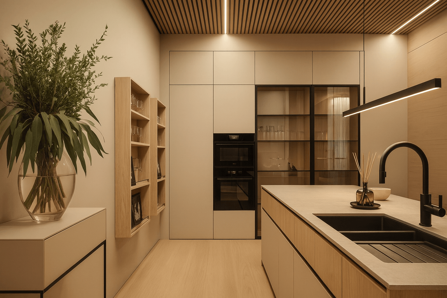 Modern kitchen interior