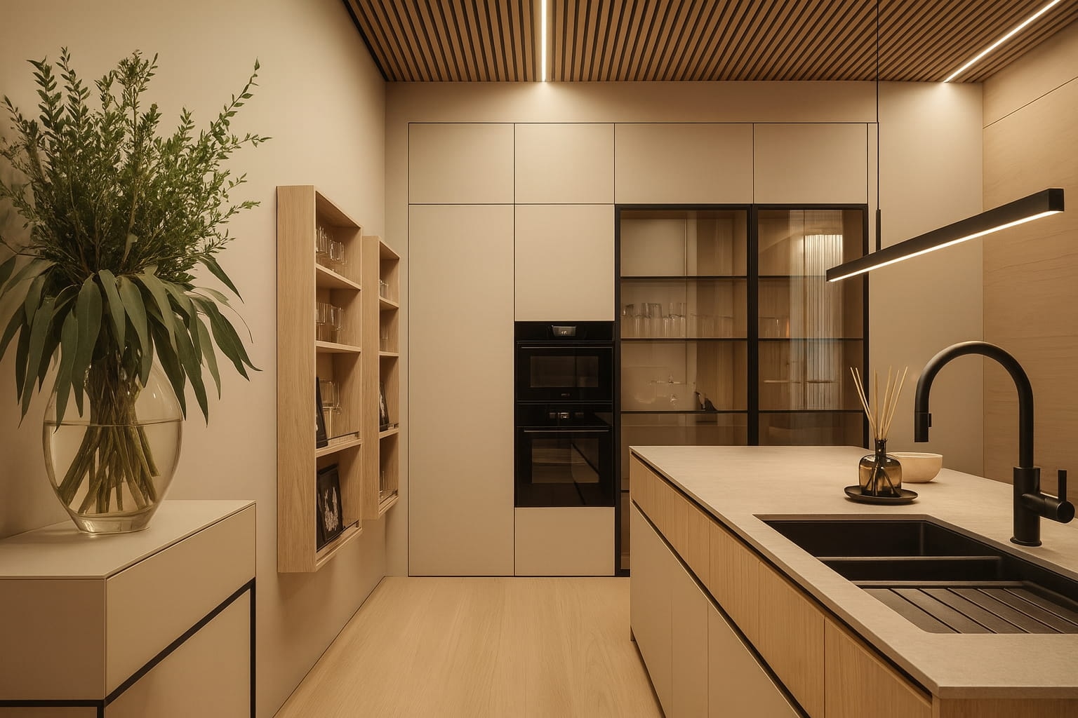 Modern kitchen interior